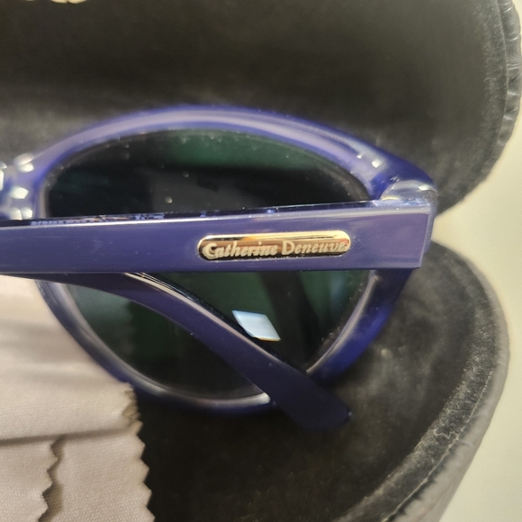 Catherine Deneuve Prescription Lenses Sunglasses Blue - Picture 6 of 10